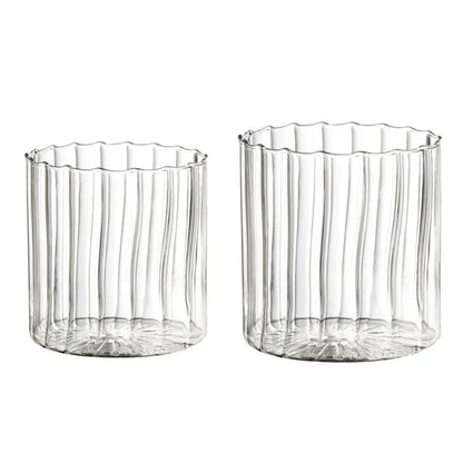 Corrugated Drinking Glass