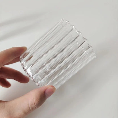 Corrugated Drinking Glass